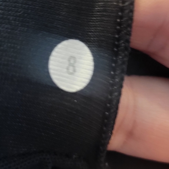 Lululemon Black Athletic Top Size 8 - Picture 2 of 7